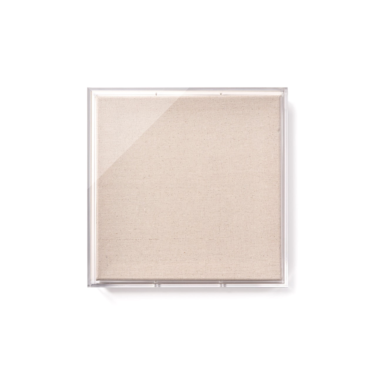 Wexel Art UV Grade Acrylic Shadowbox 3" Depth with Beige Linen Canvas